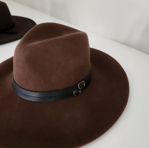 Both (2) Goorin Bros Lighter Brown/Dark Brown Hats Size Med NWT - Picture 2 of 6